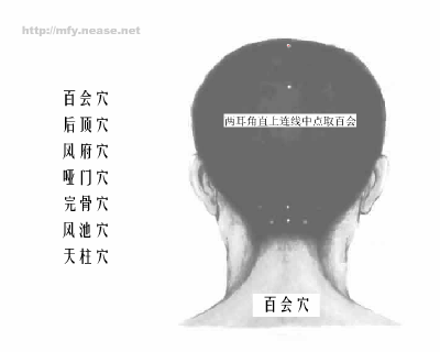 头部穴位图